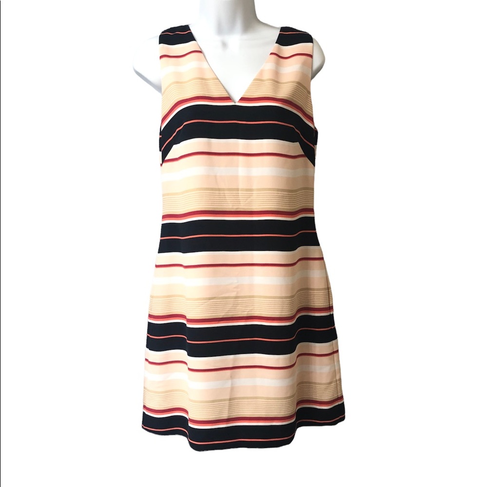 Banana Republic Sleeveless Striped Mini Dress